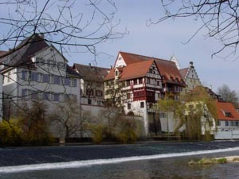 Königliches Oberamt Blick über Donau