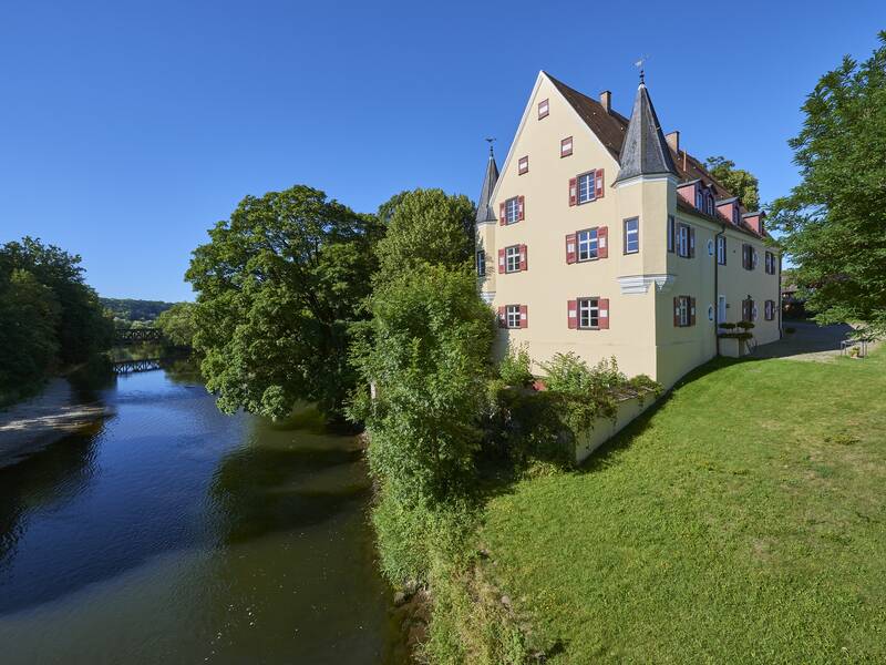 Schloss Grüningen - Donaublick