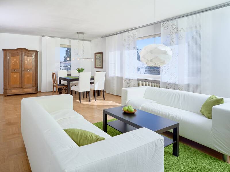 Ferienwohnung Untere Donau Wohnzimmer